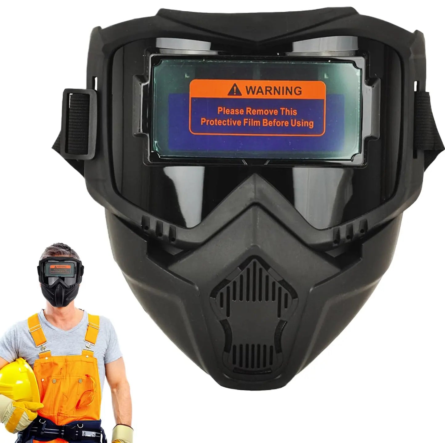 Welding Face Auto Darkening, Anti Fog Lightweight Headgear Face Shield, Protective Face Shield for TIG MIG Plasma Cutting Grinding – Eye Protection Welding Helmet for Professionals & Beginners, Durable Comfortable Full Face Safety Gear for Workshop Use