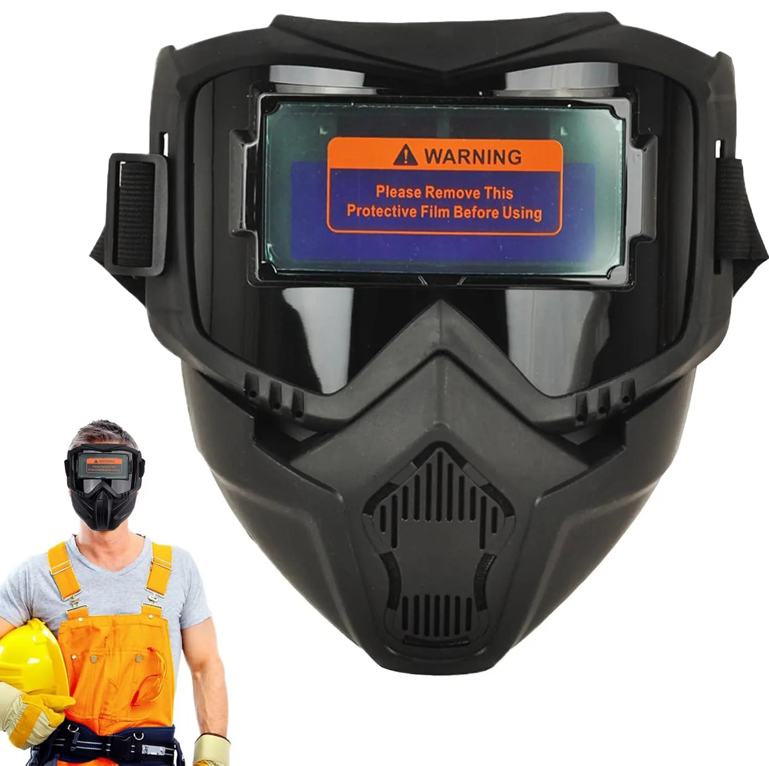 Welding Face Auto Darkening, Anti Fog Lightweight Headgear Face Shield, Protective Face Shield for TIG MIG Plasma Cutting Grinding – Eye Protection Welding Helmet for Professionals & Beginners, Durable Comfortable Full Face Safety Gear for Workshop Use