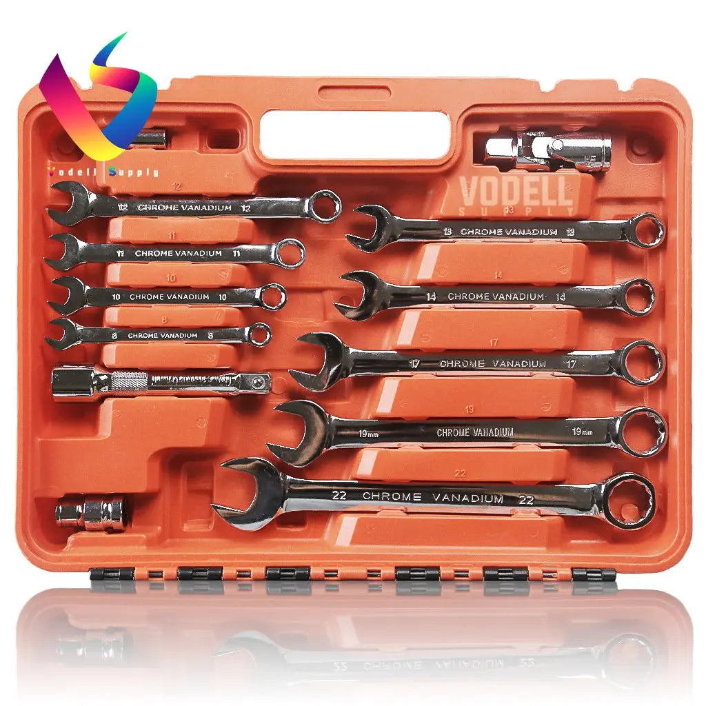 CR-V 82-Piece Ratchet Box Socket Set - Combination Socket Wrench Spanner Tool Kit (Packaging May Vary)