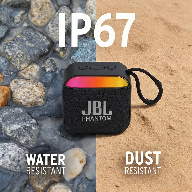 JBL-PHANTOM A22 Black Bluetooth Speaker HD Sound IPX5 Waterproof 20H Playtime TWS Bluetooth 5.3