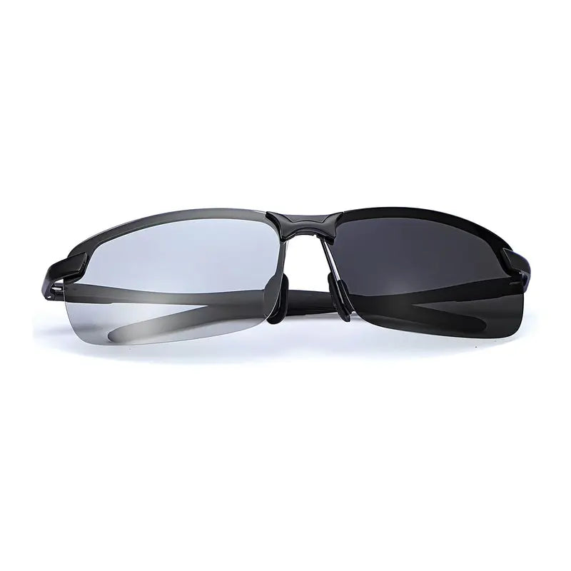 Unisex Ultra-Light Photochromic Polarized Sunglasses for Sports Driving Fishing Daily Wear