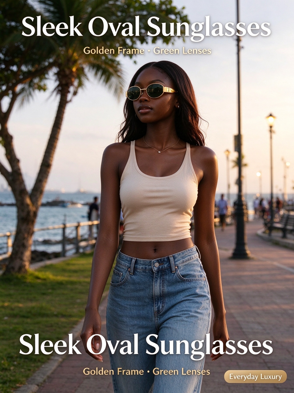 Arc de Triomphe Sunglasses - Metal Frame UV Protection Shades for Driving and Street Style