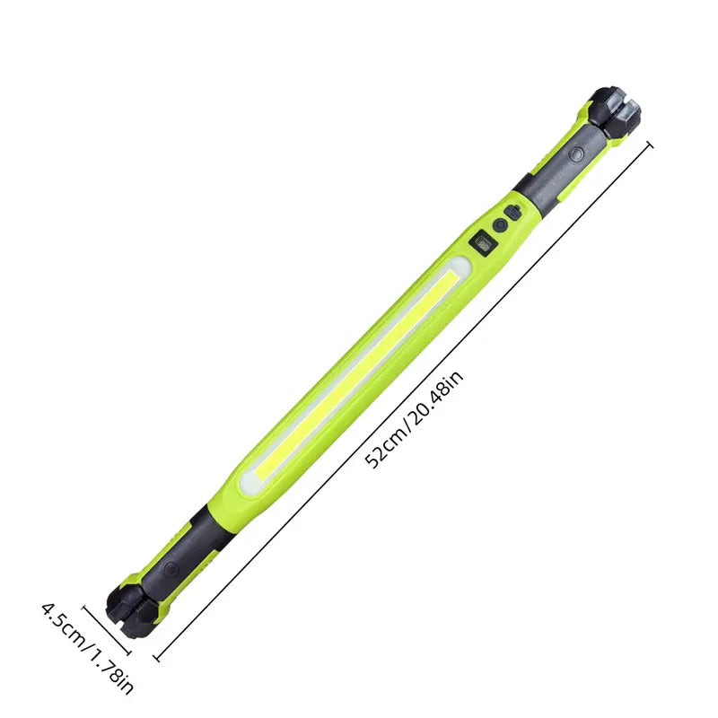 Super Bright Magnetic LED Work Light with Rechargeable Battery – Engine Hood Lamp Strip for Car Repair and Outdoor Lighting