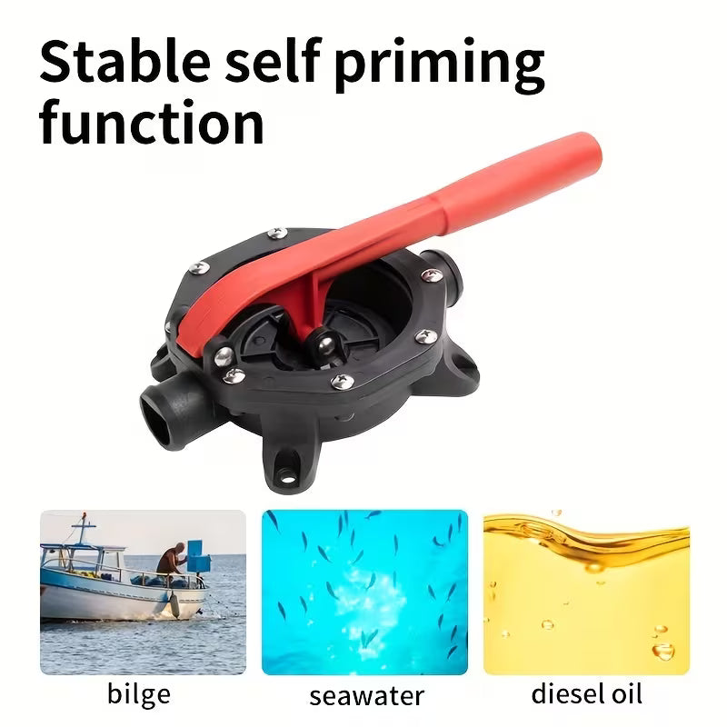 Diaphragm Manual Oil Pump – Hand-Operated for Marine, Lifeboat, Sewage & Drainage Use