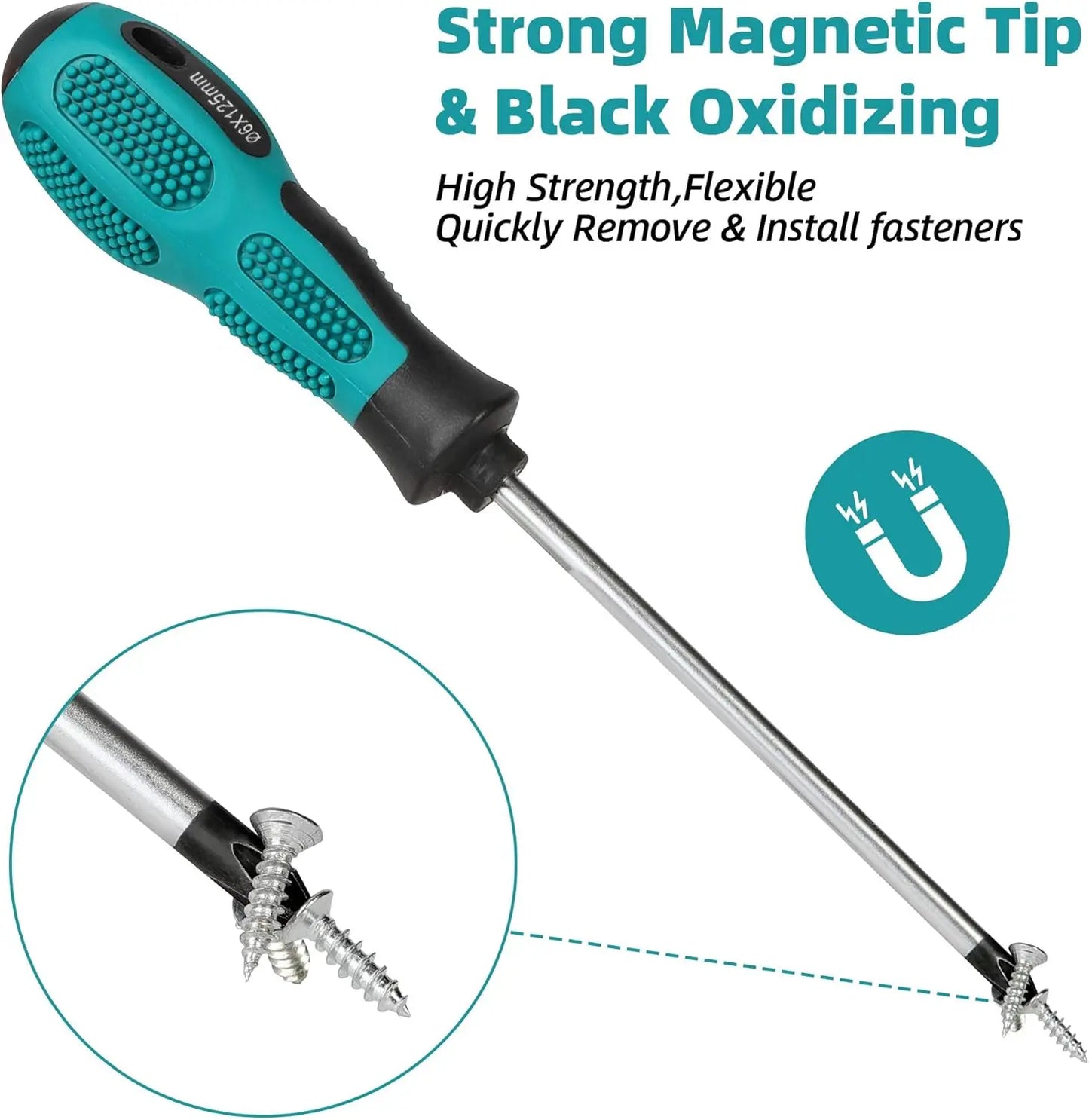 10-Piece Magnetic Precision Screwdriver Set – Green, Ideal for Electronics, Furniture, Appliances & Vehicle Maintenance, Durable Metal & Plastic Build