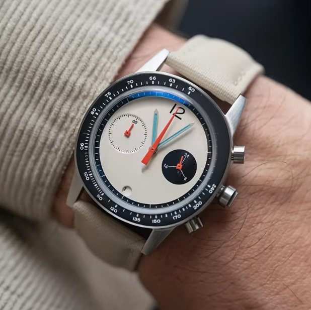 Men's High-Quality Quartz Watch with Large Dial – Fashionable & Modern Design