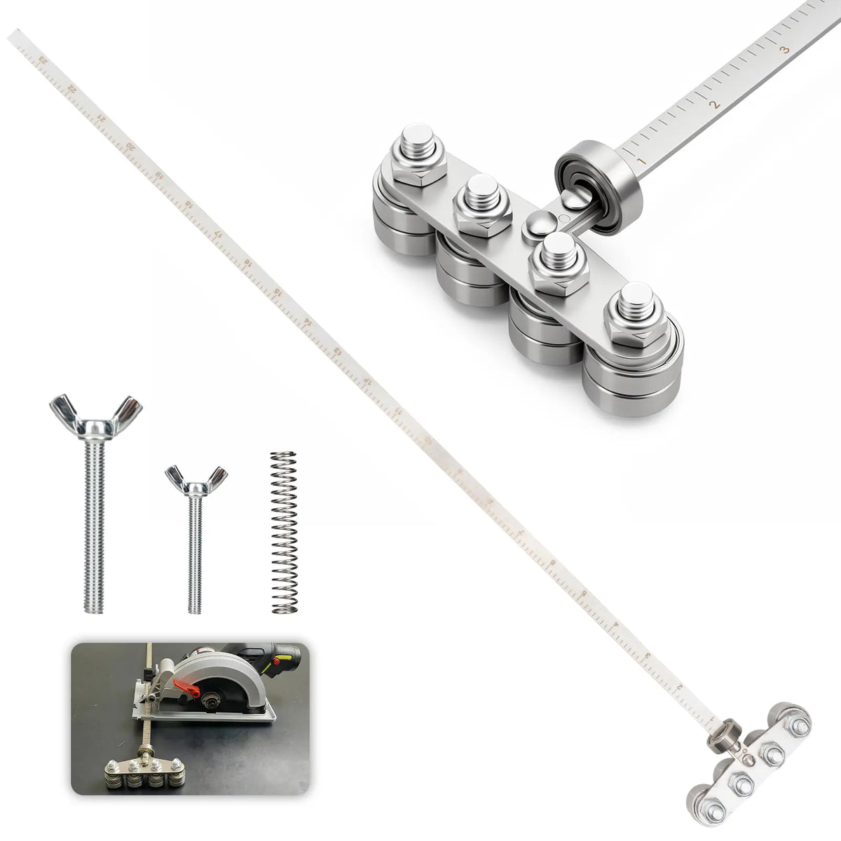 Positioning Calipers for Precise Measurements & Easy Wood Cutting – Essential Tool for Straight Lines & Consistent Cuts