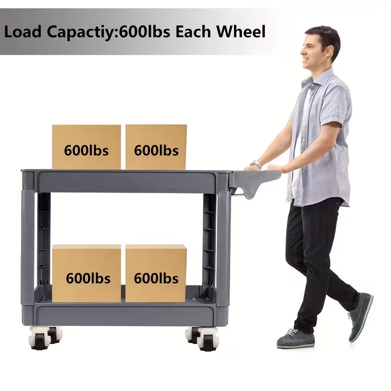 4Pcs Duty Foam Wheels Type 40F – Swivel, Adjustable Balance, 20.87kg Load for Material Handling