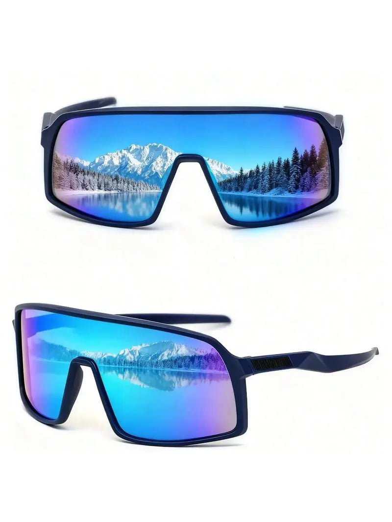 Lightweight Sports Sunglasses for Men and Women - Windproof Cycling Shades for Outdoor Activities