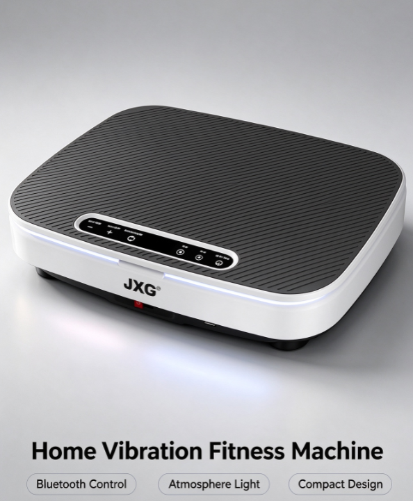 Bluetooth Vibration Plate – RGB Light, Resistance Bands, Whole Body Shaker for Weight Loss & Toning