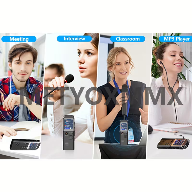 Mini Recorder – Screen Display, External Playback, Voice-Controlled Recording, Long Battery Life