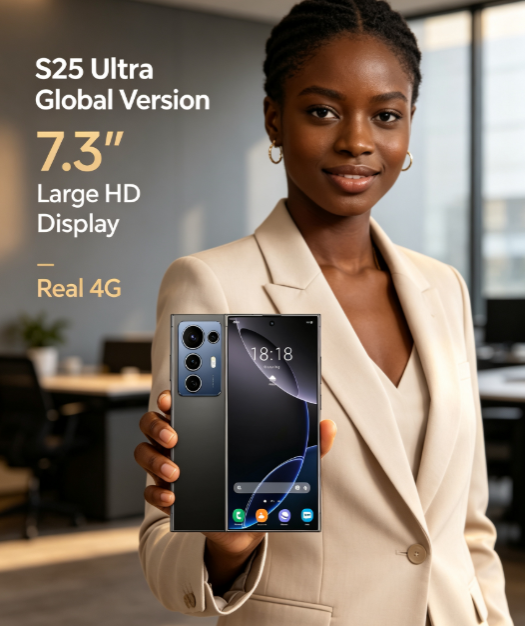 S25 Ultra Smartphone Global Version - 4G, 7.3" Large Screen, 8+256GB Android Phone at Wholesale Price