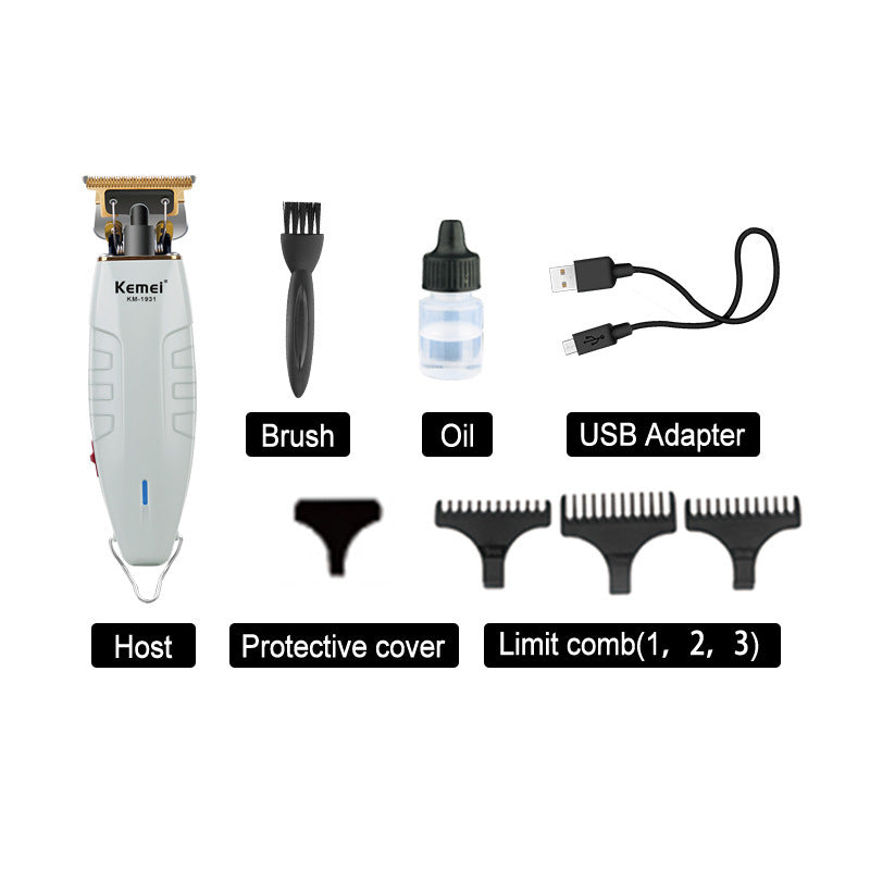 Professional Hair Clipper – Electric Trimmer with Hollow Cutter Head, Carving & Trimming Tool for Barbershop & Home Use