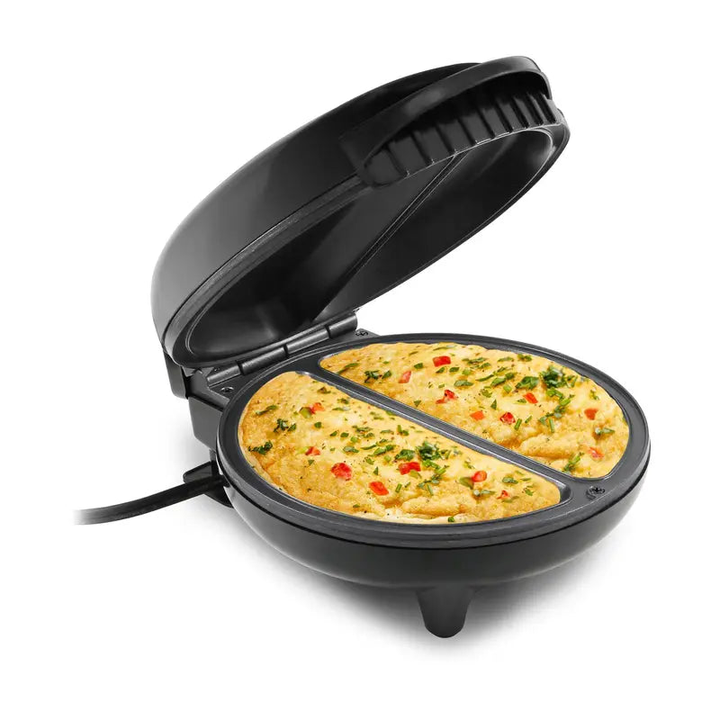 Dual Omelet & Frittata Maker – Quick & Easy Breakfast, Cooks Two Perfect Omelets or Frittatas at Once