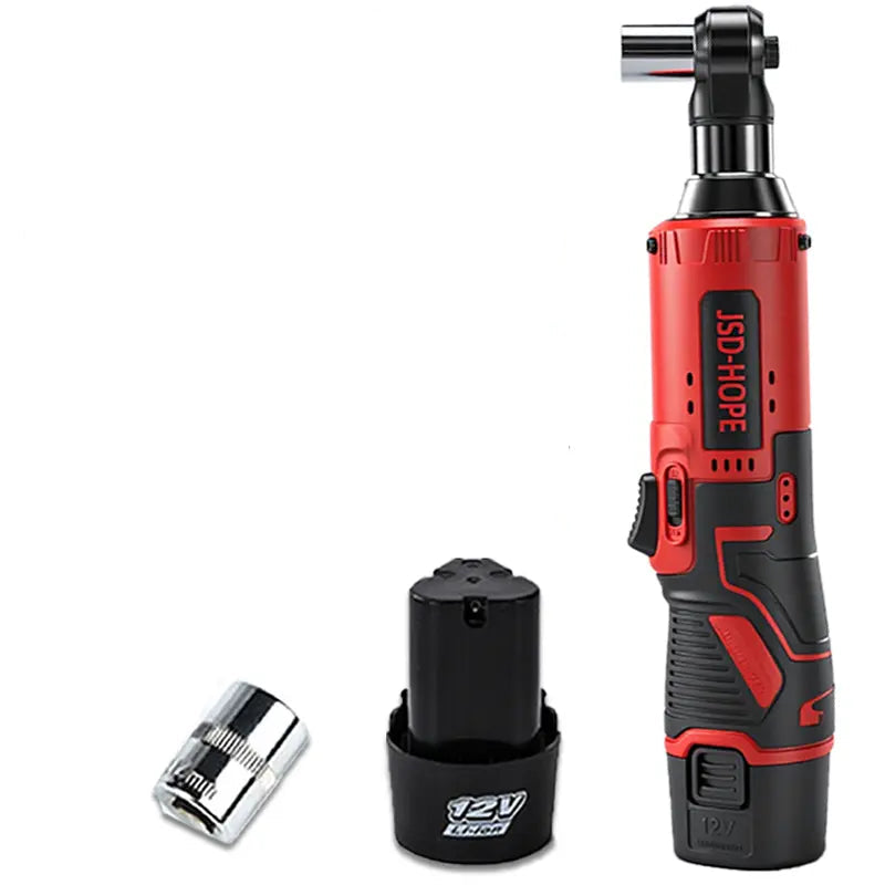 12V Cordless Electric Ratchet Wrench – Extended Power Tool for Fast Auto Repair, Saves Time