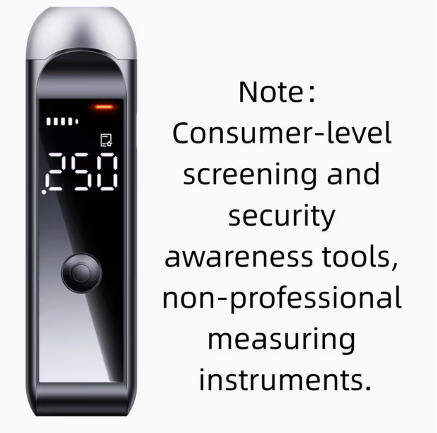 Automatic Rechargeable Breathalyzer – Portable Breath Alcohol Tester for Quick Alcohol Detection