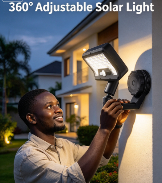 2-Pack 2026 New Solar Outdoor Garden Light - Magnetic Wall Lamp with Motion Sensor, Super Bright for Balcony and Yard