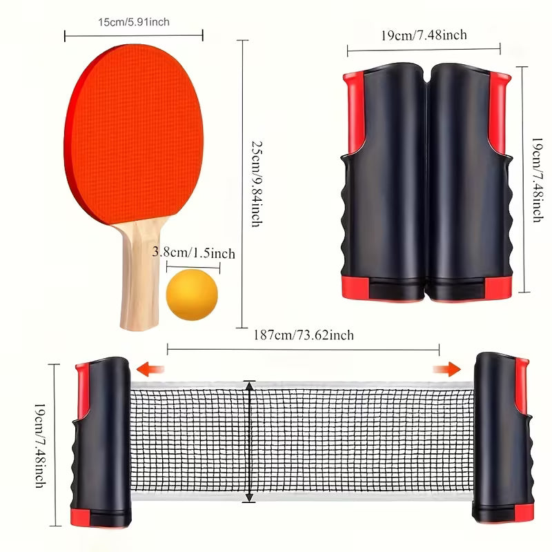 Table Tennis Fitness Training Set - Complete Ping Pong Practice Kit