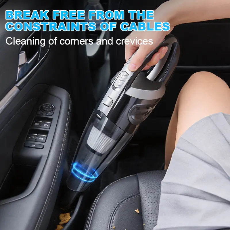 Mini Cordless Handheld Vacuum Cleaner | Powerful Suction for Pet Hair, Dust, Crumbs & Small Messes | Perfect for Home & Car Cleaning | Lightweight, Portable & Wireless with Multiple Attachments | Quick Clean Anytime Anywhere image 4