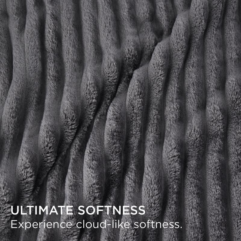 Bedsure GentleSoft Cozy Blanket-Patio Furniture Decor,Ultra-Soft,Classic Stripe Pattern, Ideal for Bed,Couch, Travel,Camping, All Seasons,Home Bedroom Decor Plush Outdoorfun,Lightweight Comforter,Cute Small Throws for Girls,