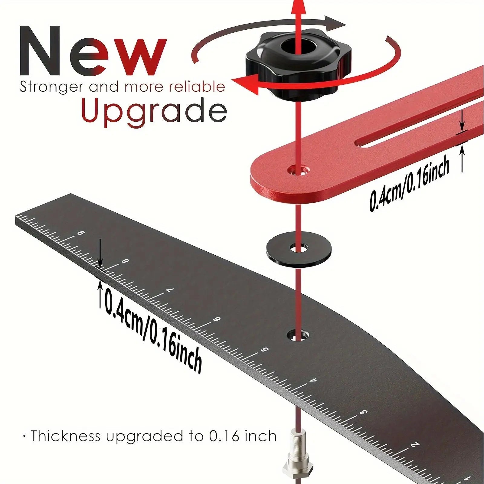 Adjustable Stair Tread Template Tool, Retractable Stair Gauge and Shelf Layout Measuring Jig #GLOBAL PICKS image 3