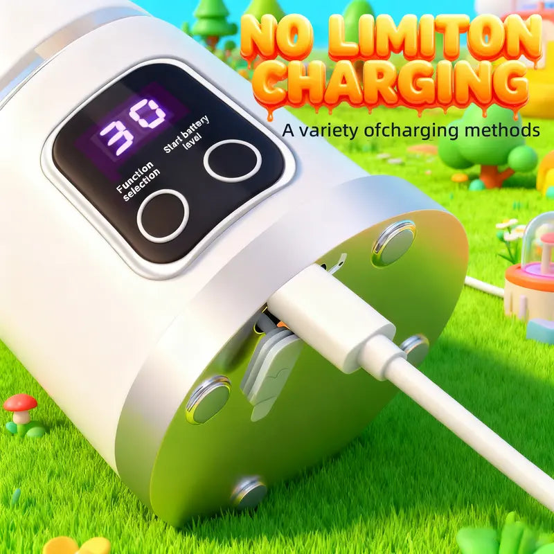 Ultimate Portable Blender! USB Rechargeable & Compact for Smoothies On-The-Go - Perfect Travel, Back To School & Gym! Leak Proof Design, Makes Shakes & Baby Food in Seconds cup juicer rechargeable mini blender vegetable