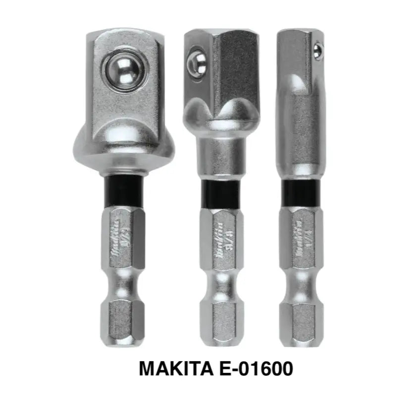 Milwaukee/Makita 3PC 1/4''-hex Impact Socket Adapter Set 1/2, 1/4, and 3/8 in Sockets for Secure Fastening and Extreme Durability image 5
