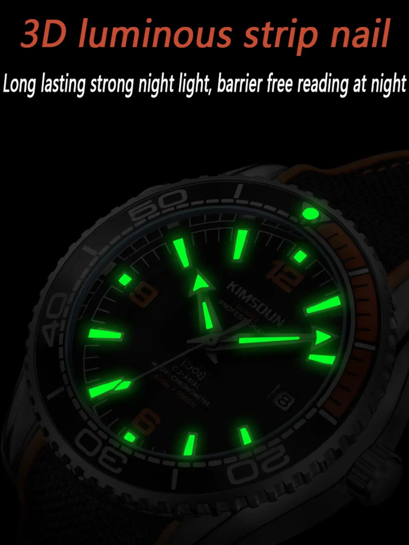 Men's Fashion Sport Quartz Watch, Luminous Dial Calendar, Casual Round Dial Analog Watch, Analog Quartz Watches, Perfect Gift for Birthday, All Seasons Wearable image 4
