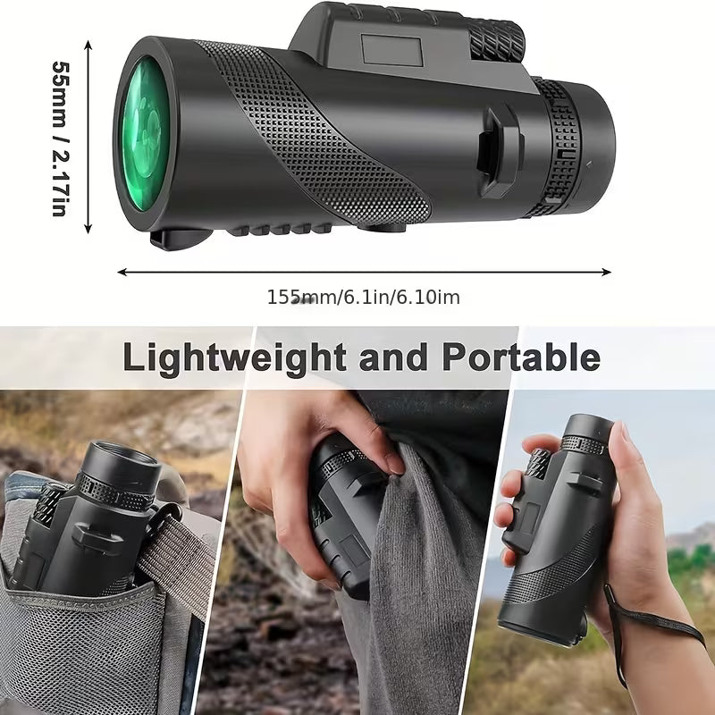 Cash on Delivery Tanzania Free Shipping Big Brand Guarantee 98% Positive 🌿 10X42mm HD Monocular – FMC Fully Multi‑Coated Lens, BAK4 Prism, Portable Handheld for Camping, Hiking, Birdwatching, Concerts & Sports Events