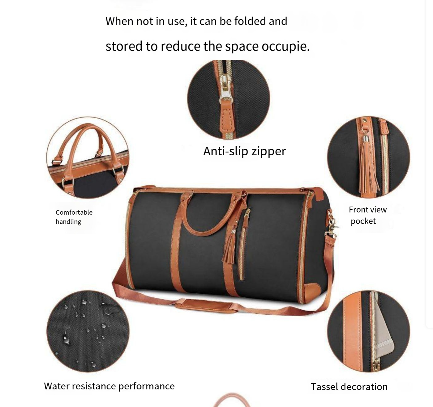 【flash sale】Travel Duffle Bag with Garment & Shoe Compartment, Carry On Weekender Bag for Women & Men, Airline Approved Personal Item, Waterproof Overnight Gym Hospital Bag,Travel Organizer Duffle with Shoe Compartment TikTokShopfalldealsforyou