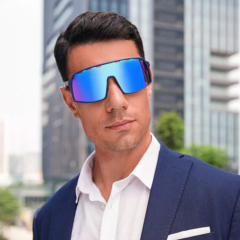 Lightweight Sports Sunglasses for Men and Women - Windproof Cycling Shades for Outdoor Activities