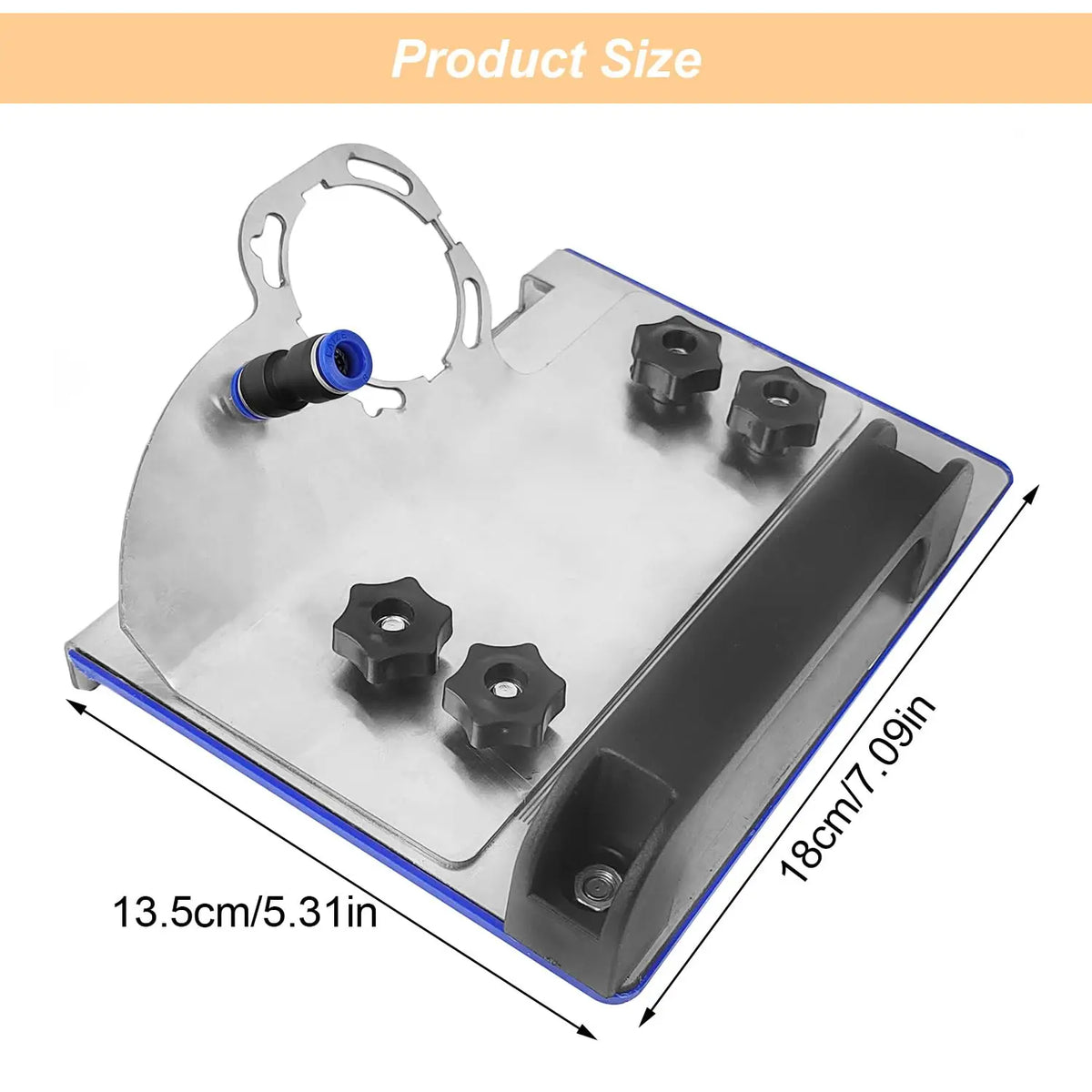 45-Degree Tile Chamfering Tool - Type 100 Angle Grinder Stand for Ceramic and Stone 45° Chamfer Cutting