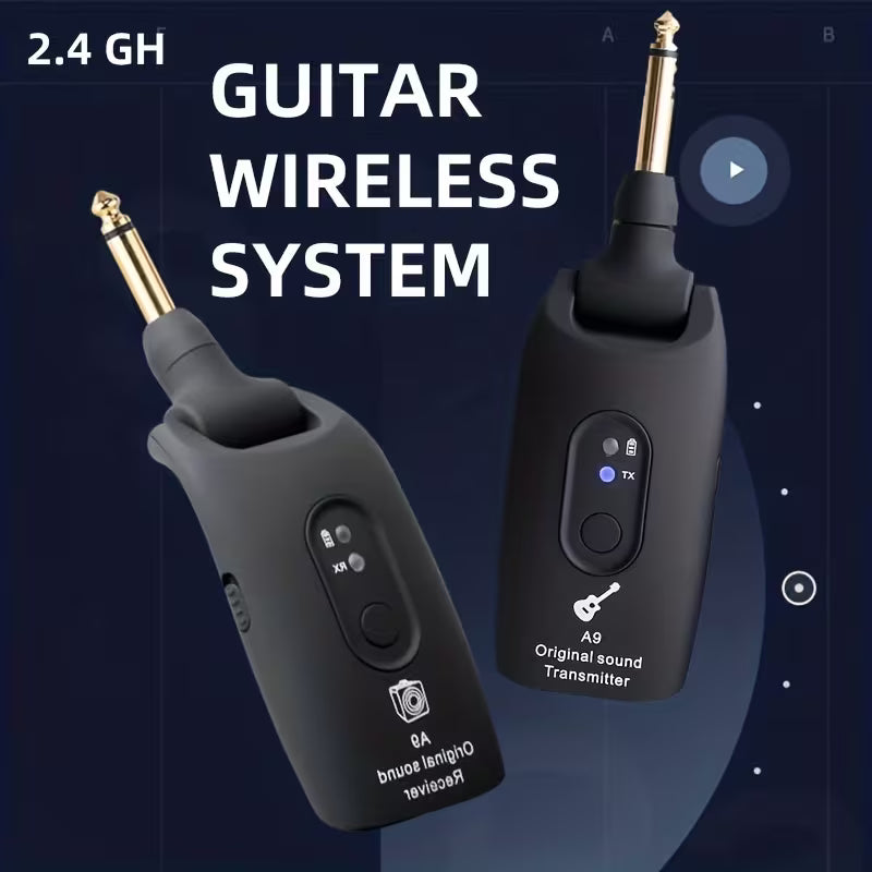 Guitar Wireless System – 2.4GHz Receiver for Electric & Electroacoustic Pickups