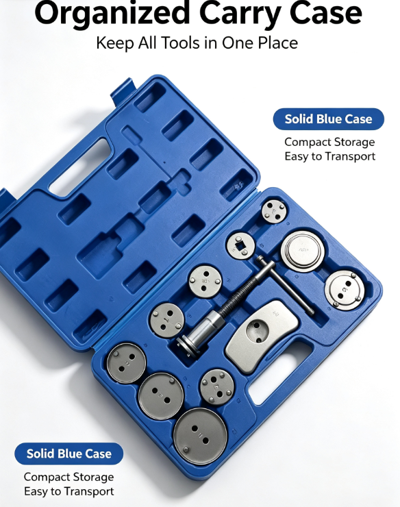 13Pcs Brake Caliper Slide Tool Set – for Brake Pad Installation & Removal, Auto Repair Specialty