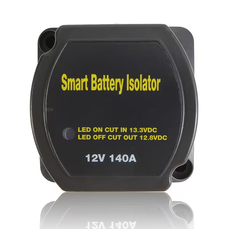 140A Dual Battery Isolator – 12V Voltage Sensitive Relay for ATV, UTV, Boat, RV & Off-Road