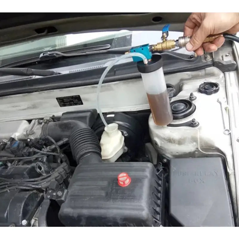 Automotive Oil Extractor Pump Kit – Brake Bleeder & Adjustment Tools, Easy-Operation Fluid Change Set for Car & Motorcycle Maintenance