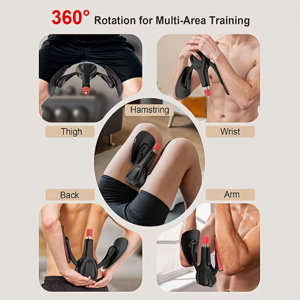Adjustable Resistance Inner Thigh Exerciser – Professional Thigh Training Strap, Pelvic Floor & Kegel Trainer, Thigh & Hip Trainer for Women & Men