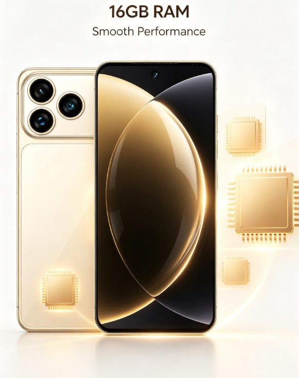 A17 Pro Max Smartphone – 512GB + 16GB RAM, 7800mAh Battery, 6.8" HD Display, Dual SIM Unlocked