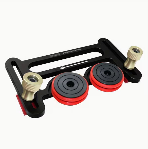 Universal Feather Board with Sliding Block – Table Saw Precision Guide, Double Wheel Bearing Roller, Woodworking Auxiliary Tool