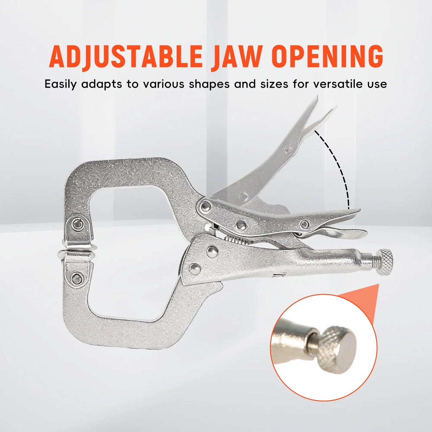 Heavy Duty C-Clamp with Swivel Pad – 1-Pack, Ideal for Shop, Home & DIY Woodworking