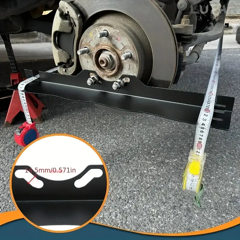Pair of Wheel Alignment Tools – Heavy-Duty Toe-In Positioning Plates with Hanging Holes for Easy Wall Storage – DIY Alignment Plates for Cars & Light Trucks