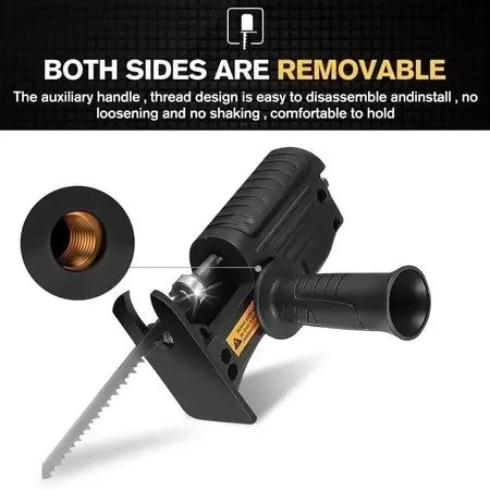Electric Drill Jig Saw Connector - Reciprocating Saw Converter, Curve Saw Conversion Adapter for Woodworking