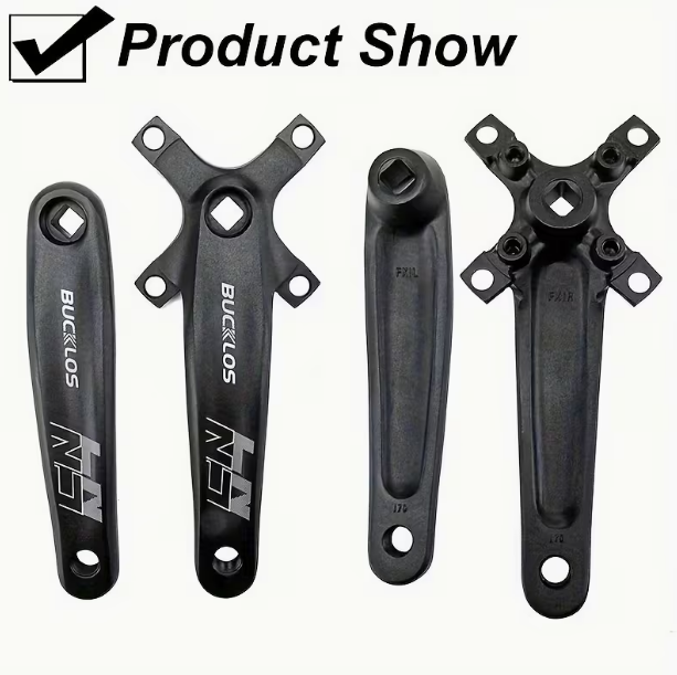 170mm Square Hole Crank – 104 BCD, for Single/Double/Triple Speed Crankset, Ultralight MTB Crank Part