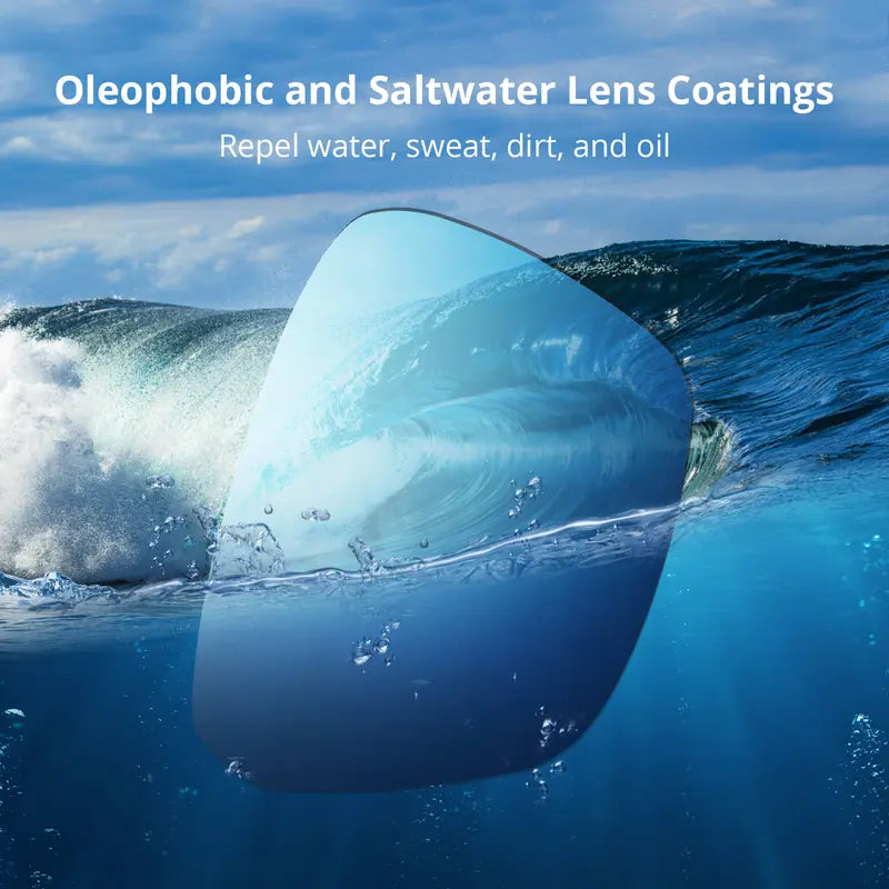 Polarized Sport Sunglasses - UV Protection for Fishing, Driving, Cycling and Running