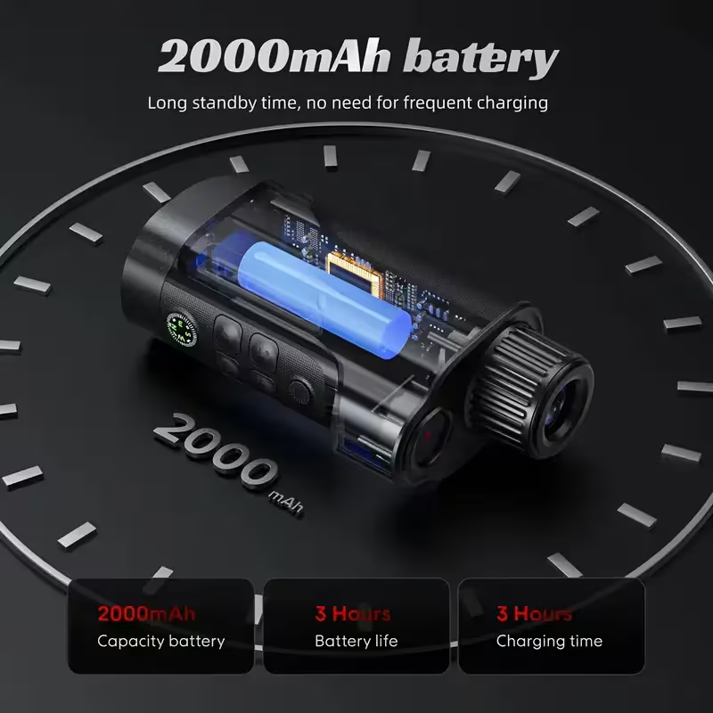 Night Vision Goggles – 10X Digital Zoom Camera, USB Charging, Portable for Outdoor Adventures