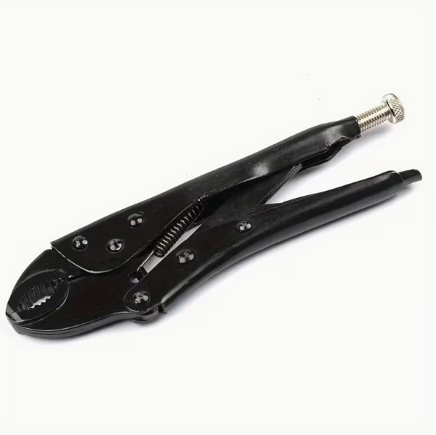 4-Piece Locking Pliers Set – Straight Jaw Grippers, High Carbon Steel, Wear-Resistant Vise Clamp Hand Tool
