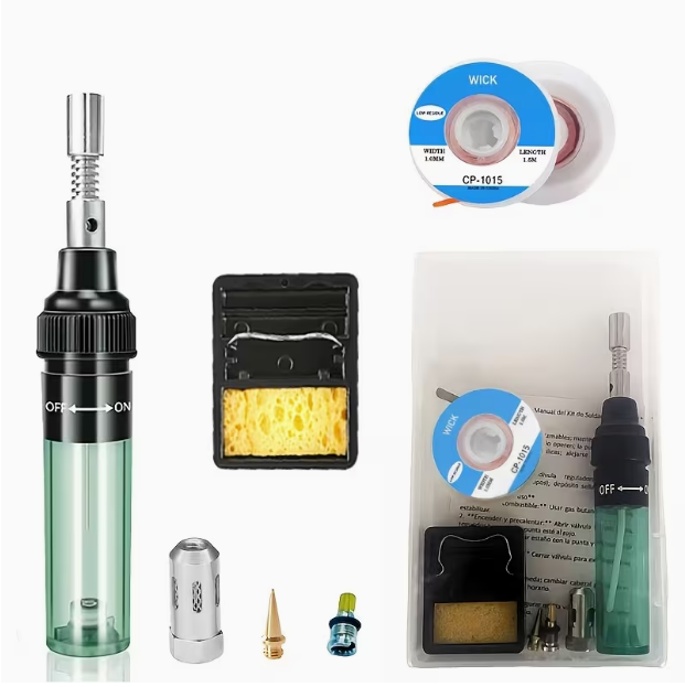 Portable Soldering Kit with Replaceable Tips – DIY Tool for Household Appliance Repair, Electronics, & Outdoor Emergencies