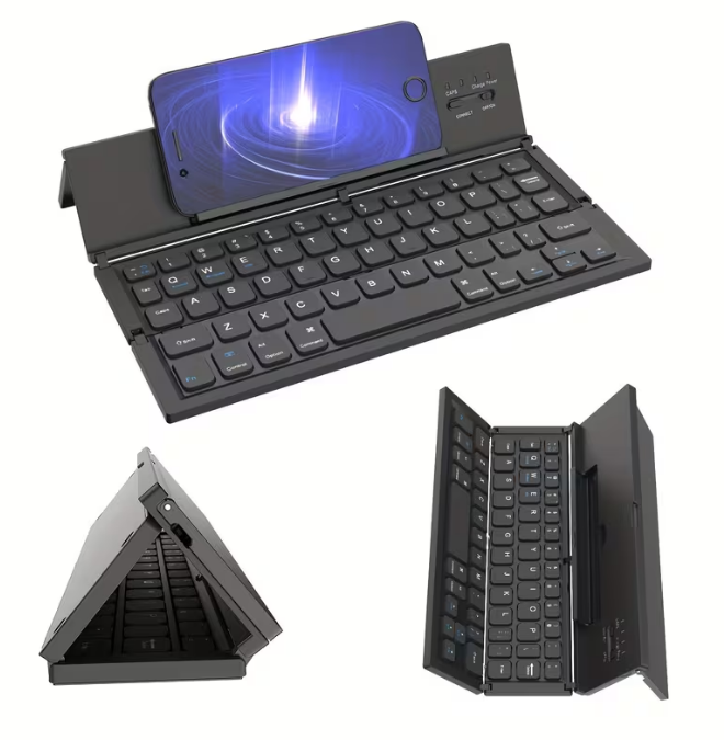 Foldable Wireless Keyboard – Portable & Compact Design for Travel, Office & Home