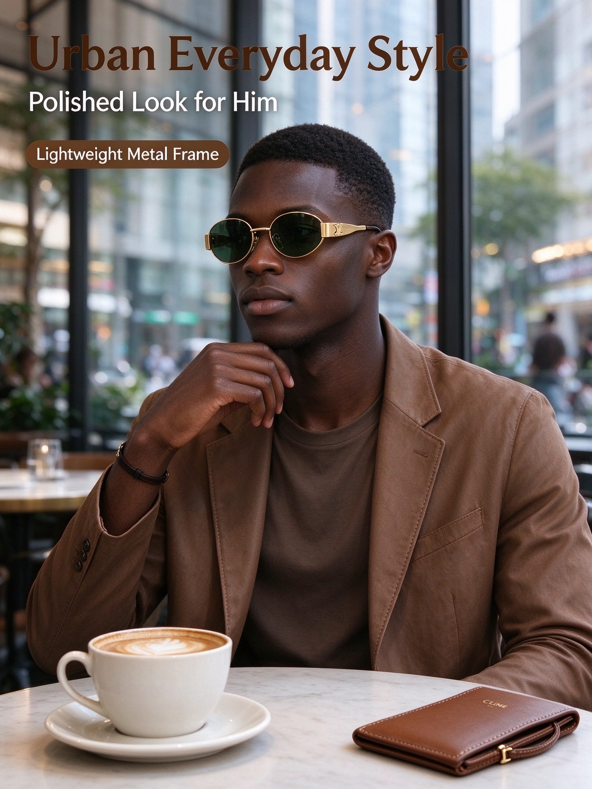 Arc de Triomphe Sunglasses - Metal Frame UV Protection Shades for Driving and Street Style