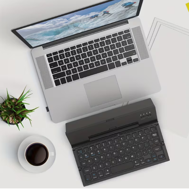 Foldable Wireless Keyboard – Portable & Compact Design for Travel, Office & Home